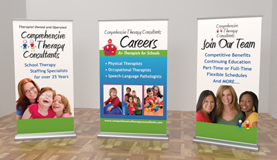 Atlanta Trade Show banner design and printing for Comprehensive Therapy Consultants