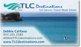 Atlanta's TLC Destinations Business Card